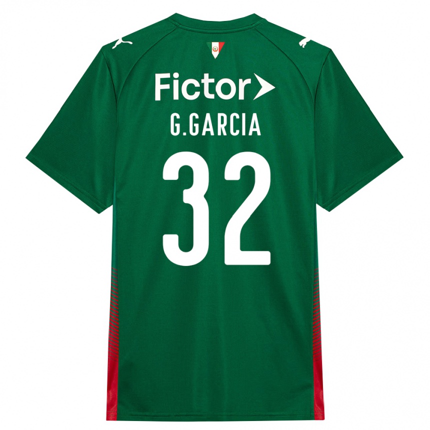 ילדים כדורגל Gustavo Garcia #32 ירוק אדום לבן ג'רזי ביתית 2026/27