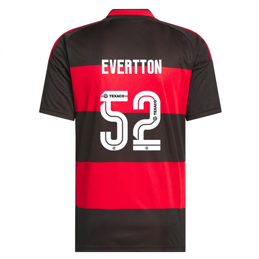 ילדים כדורגל Evertton #52 אדום שחור לבן ג'רזי ביתית 2026/27 ילדים כדורגל Evertton #52 אדום שחור לבן ג'רזי ביתית 2026/27