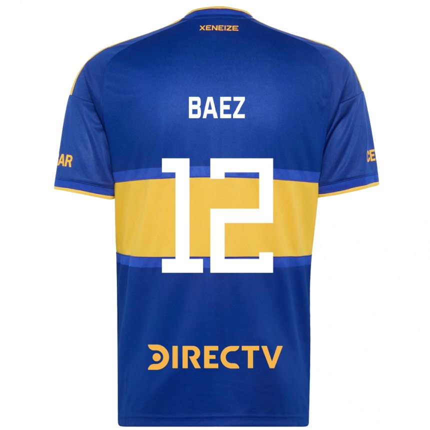 ילדים כדורגל Tomás Baez #12 כחול מלכותי צהוב ג'רזי ביתית 2026/27