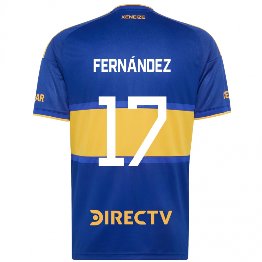 ילדים כדורגל Alexander Fernández #17 כחול מלכותי צהוב ג'רזי ביתית 2026/27