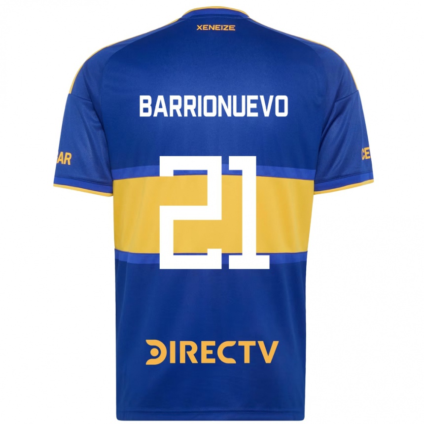 ילדים כדורגל Emiliano Barrionuevo #21 כחול מלכותי צהוב ג'רזי ביתית 2026/27