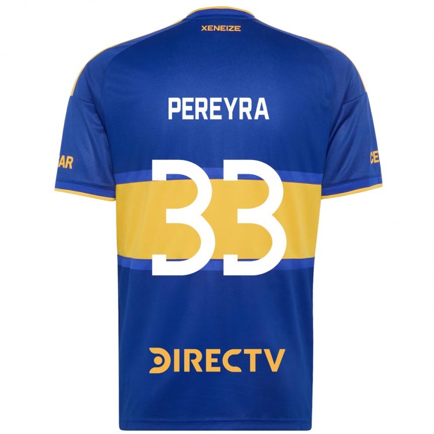 ילדים כדורגל Araceli Pereyra #33 כחול מלכותי צהוב ג'רזי ביתית 2026/27