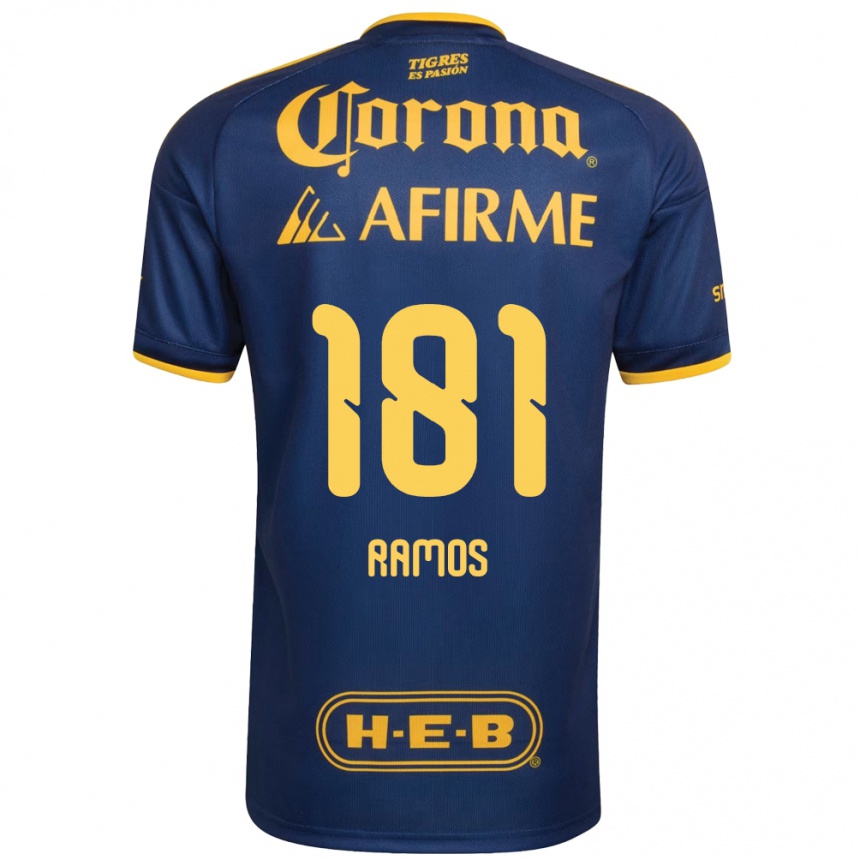 ילדים כדורגל Anthony Ramos #181 כחול מלכותי צהוב הרחק ג'רזי 2026/27