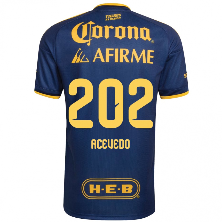 ילדים כדורגל José Acevedo #202 כחול מלכותי צהוב הרחק ג'רזי 2026/27 ילדים כדורגל José Acevedo #202 כחול מלכותי צהוב הרחק ג'רזי 2026/27