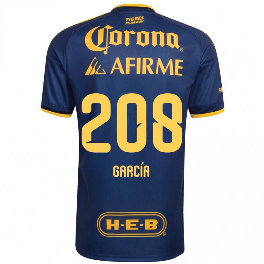 ילדים כדורגל Ángel García #208 כחול מלכותי צהוב הרחק ג'רזי 2026/27