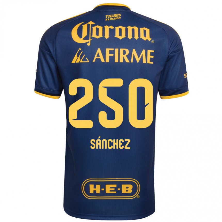 ילדים כדורגל Fernando Sánchez #250 כחול מלכותי צהוב הרחק ג'רזי 2026/27