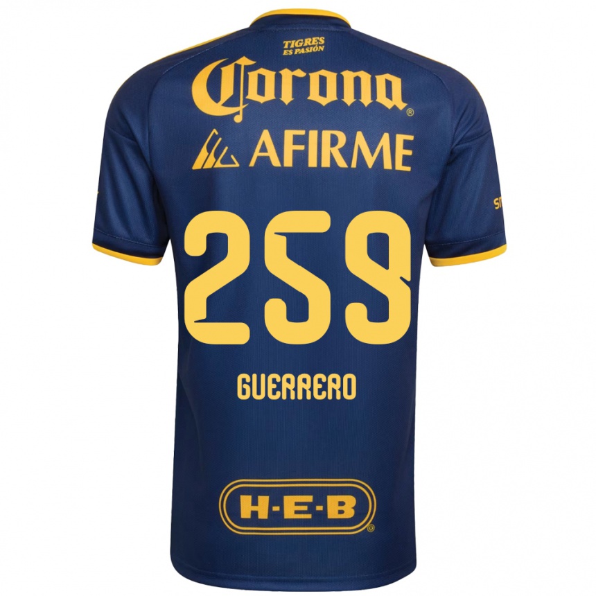 ילדים כדורגל Erick Guerrero #259 כחול מלכותי צהוב הרחק ג'רזי 2026/27