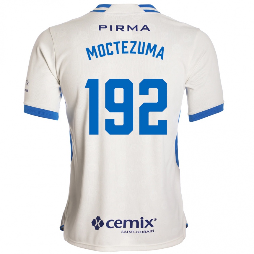 ילדים כדורגל Brayan Moctezuma #192 לבן כחול אדום הרחק ג'רזי 2026/27