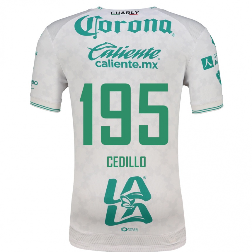 ילדים כדורגל Nelson Cedillo #195 ירוק בהיר לבן הרחק ג'רזי 2026/27