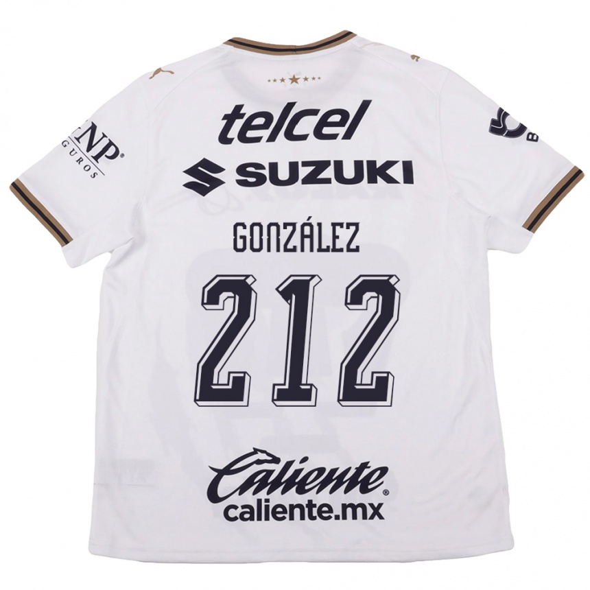 ילדים כדורגל José González #212 לבן שחור חום הרחק ג'רזי 2026/27 ילדים כדורגל José González #212 לבן שחור חום הרחק ג'רזי 2026/27