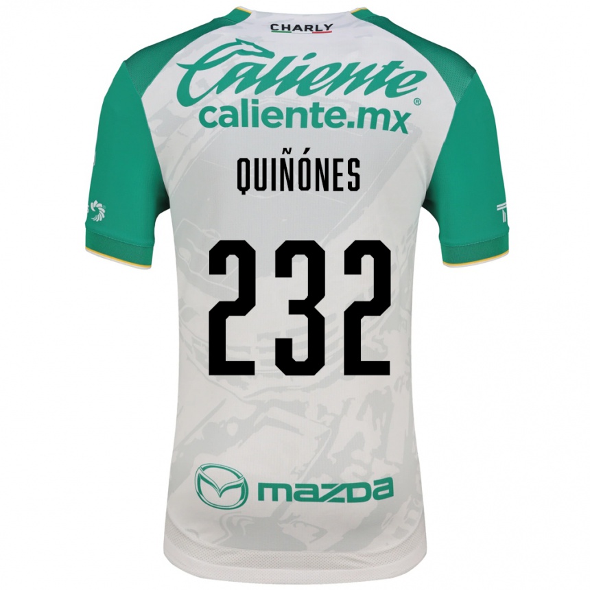 ילדים כדורגל Jorge Quiñónes #232 ירוק בהיר לבן הרחק ג'רזי 2026/27