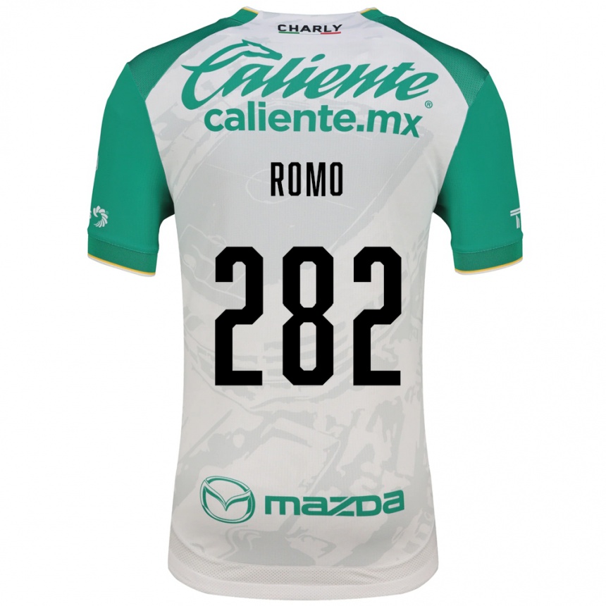 ילדים כדורגל Mateo Romo #282 ירוק בהיר לבן הרחק ג'רזי 2026/27