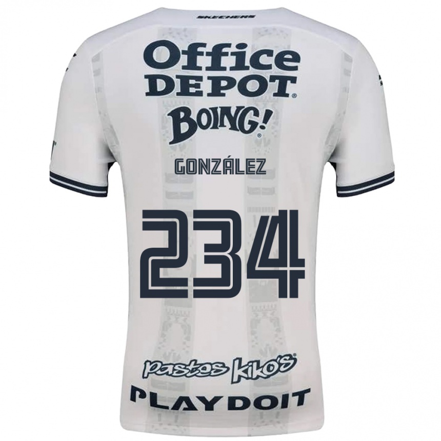 ילדים כדורגל Oswaldo González #234 אדום לבן שחור הרחק ג'רזי 2026/27