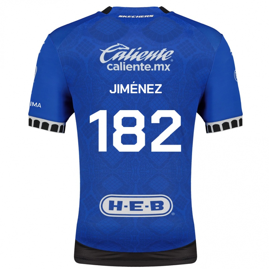 ילדים כדורגל Carlos Jiménez #182 כחול מלכותי לבן שחור הרחק ג'רזי 2026/27
