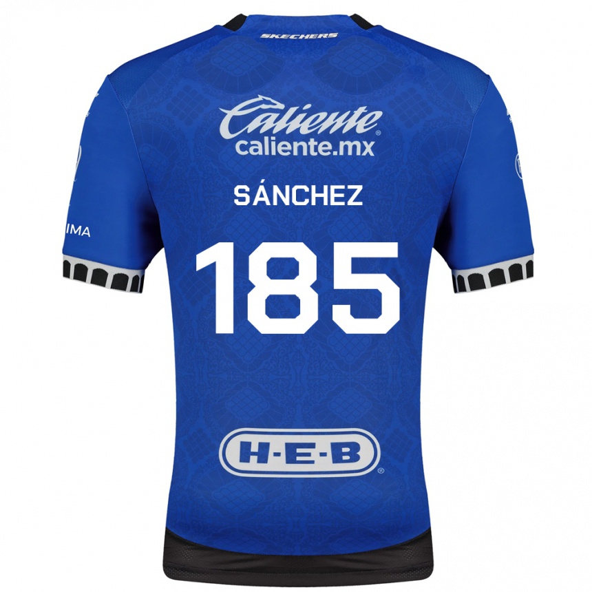 ילדים כדורגל Saúl Sánchez #185 כחול מלכותי לבן שחור הרחק ג'רזי 2026/27