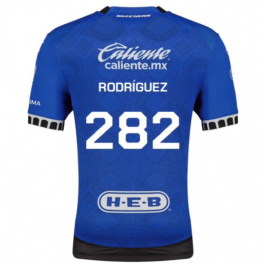 ילדים כדורגל Aldo Rodríguez #282 כחול מלכותי לבן שחור הרחק ג'רזי 2026/27