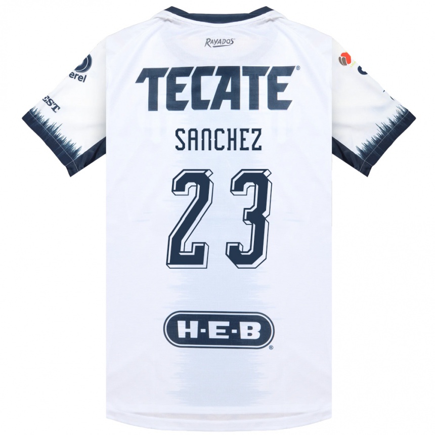 ילדים כדורגל גוסטבו סאנצ'ס #23 לבן כחול דיו אדום הרחק ג'רזי 2026/27