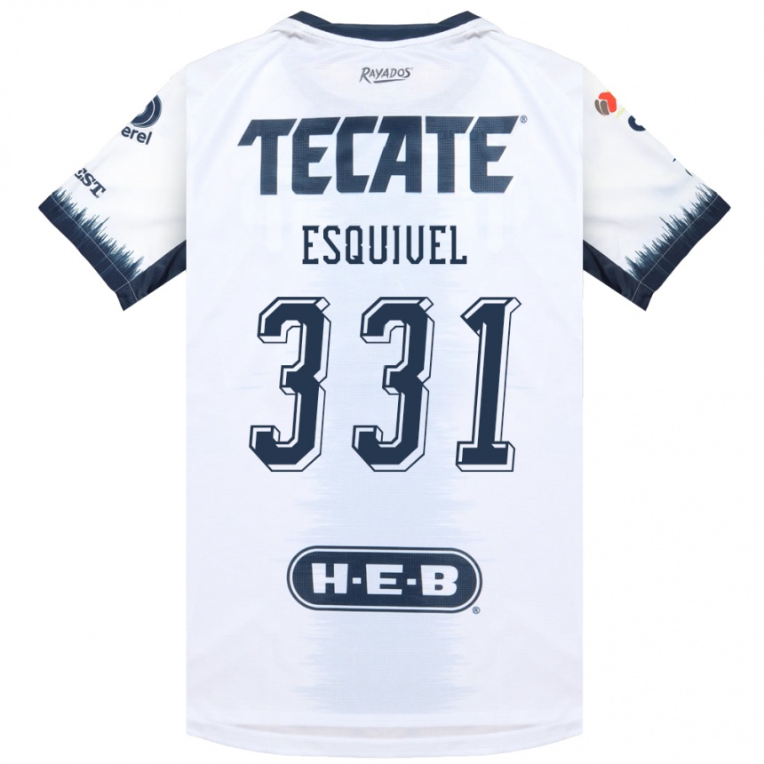 ילדים כדורגל Abraham Esquivel #331 לבן כחול דיו אדום הרחק ג'רזי 2026/27