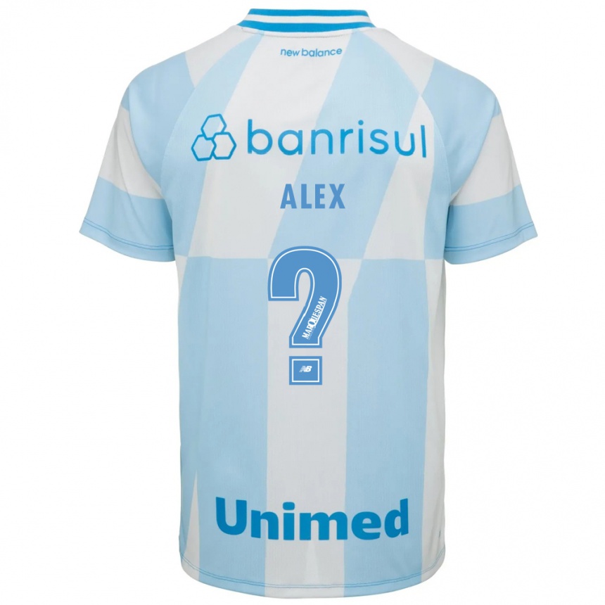 ילדים כדורגל Alexsandro Domingos Santos Filho #0 כחול בהיר לבן הרחק ג'רזי 2026/27