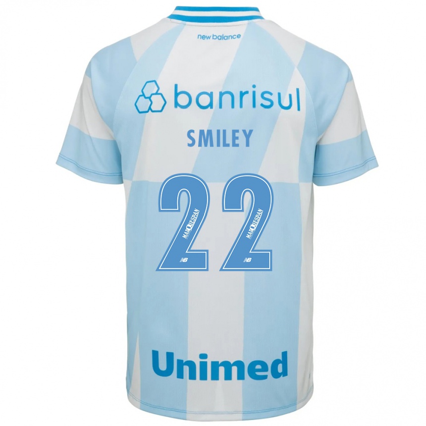ילדים כדורגל Smiley #22 כחול בהיר לבן הרחק ג'רזי 2026/27 ילדים כדורגל Smiley #22 כחול בהיר לבן הרחק ג'רזי 2026/27