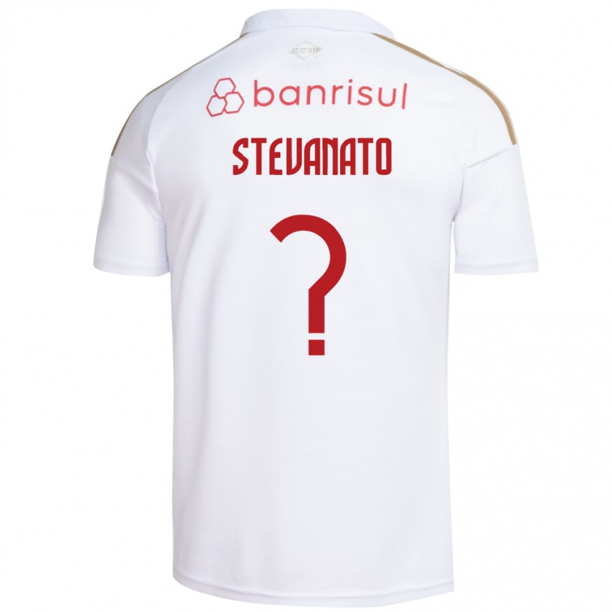 ילדים כדורגל Eduardo Stevanato #0 אדום לבן הרחק ג'רזי 2026/27