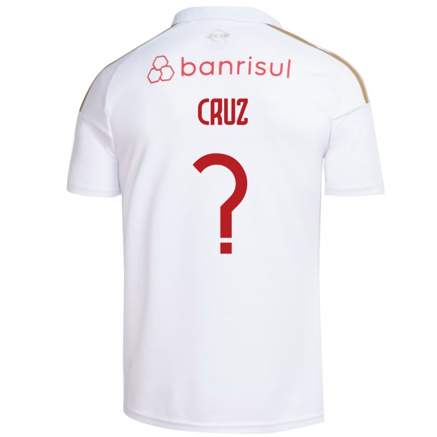 ילדים כדורגל Pedro Cruz #0 אדום לבן הרחק ג'רזי 2026/27