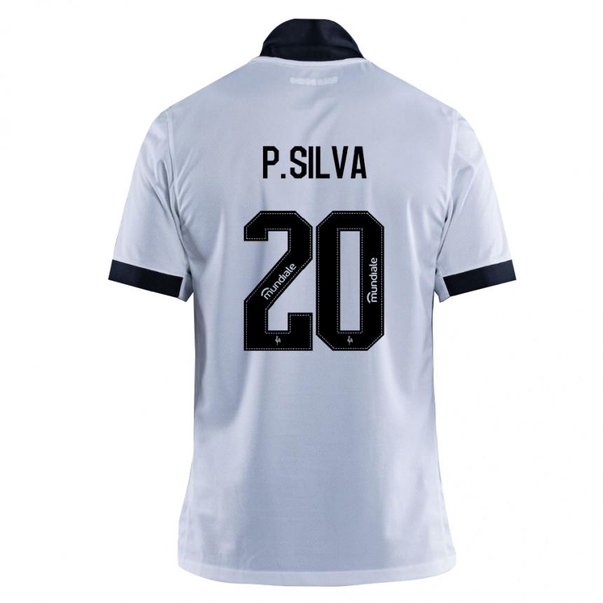 ילדים כדורגל Patrick Silva #20 שחור לבן הרחק ג'רזי 2026/27