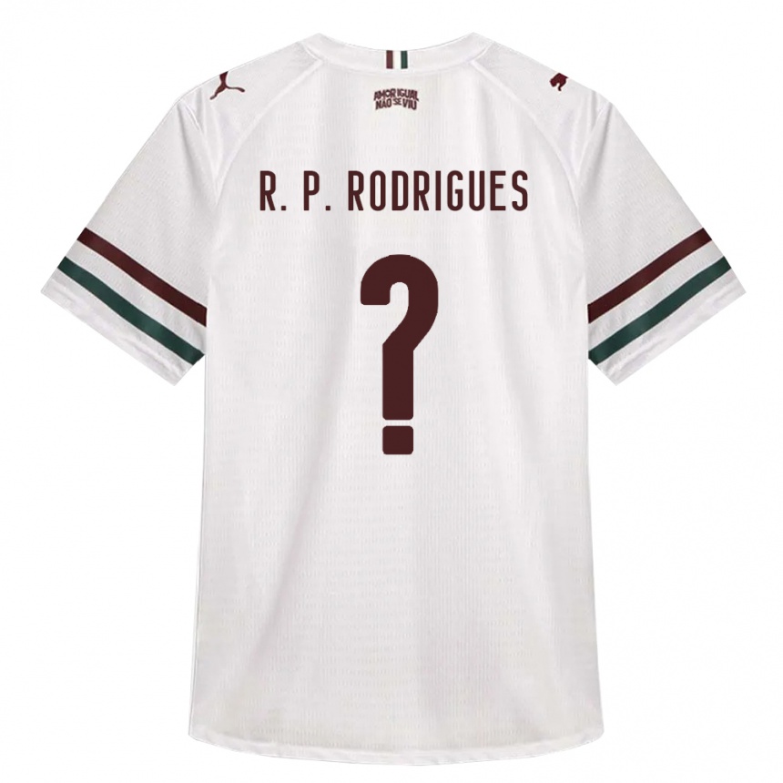 ילדים כדורגל Ronald Pinheiro Rodrigues #0 לבן ירוק בורדו הרחק ג'רזי 2026/27