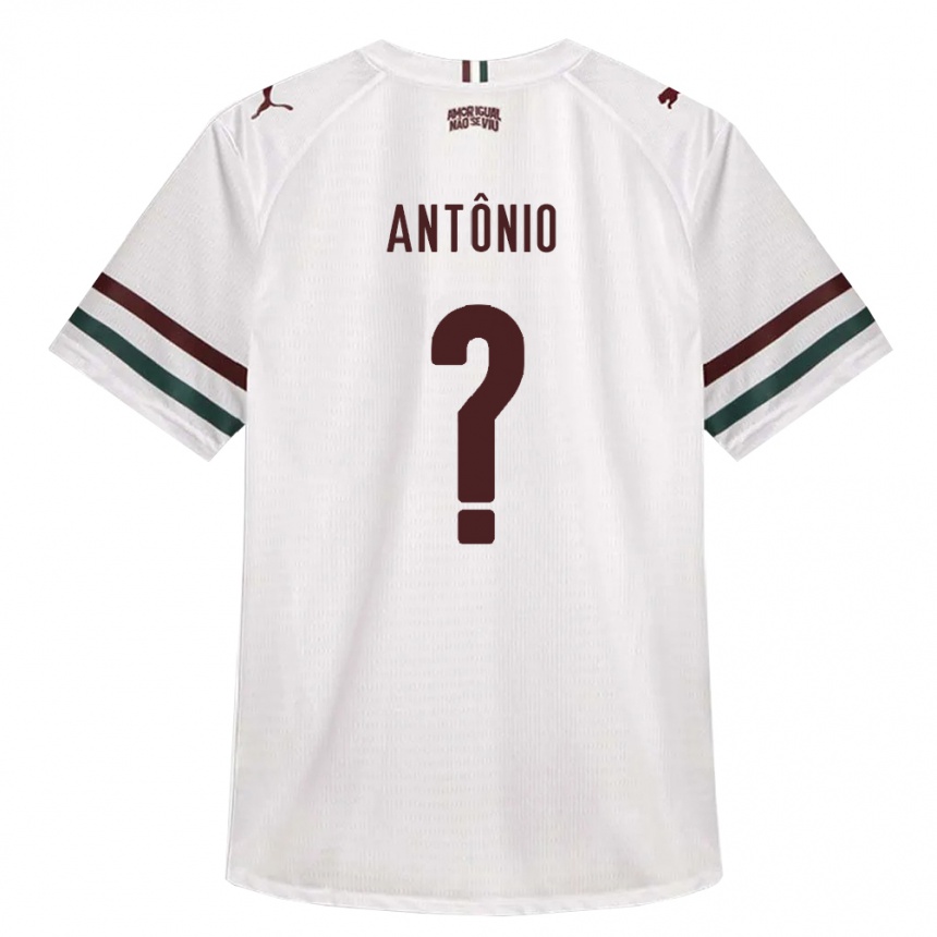 ילדים כדורגל Marco Antônio #0 לבן ירוק בורדו הרחק ג'רזי 2026/27