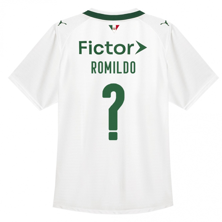 ילדים כדורגל Romildo #0 ירוק לבן הרחק ג'רזי 2026/27