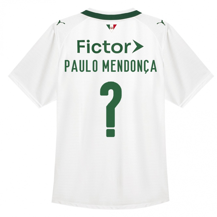 ילדים כדורגל João Paulo Mendonça #0 ירוק לבן הרחק ג'רזי 2026/27