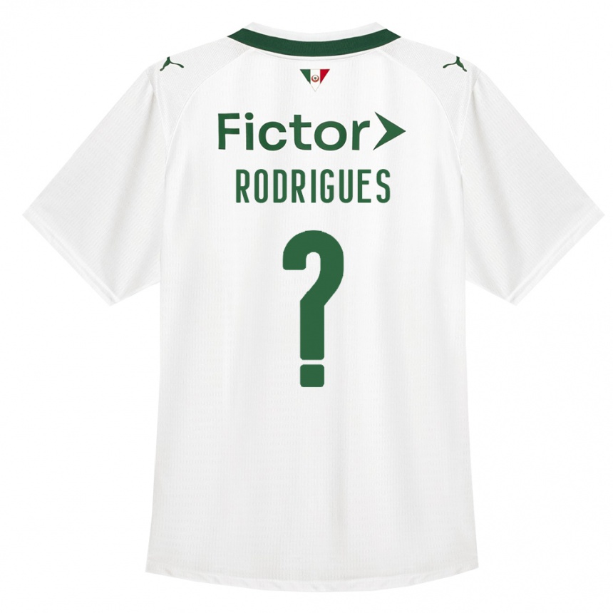 ילדים כדורגל César Rodrigues #0 ירוק לבן הרחק ג'רזי 2026/27