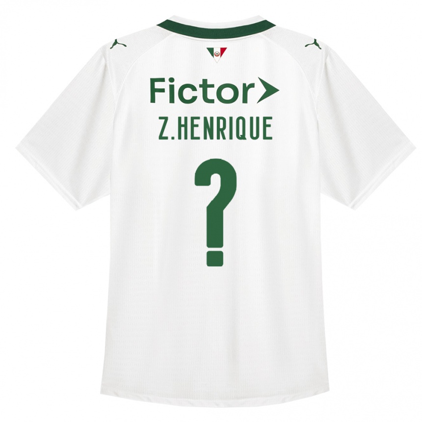 ילדים כדורגל Zé Henrique #0 ירוק לבן הרחק ג'רזי 2026/27