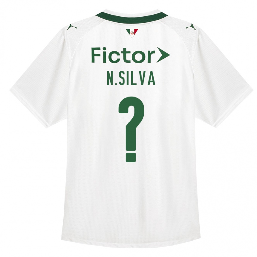ילדים כדורגל Ney Silva #0 ירוק לבן הרחק ג'רזי 2026/27