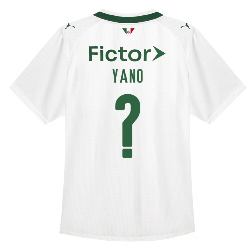 ילדים כדורגל Luiz Yano #0 ירוק לבן הרחק ג'רזי 2026/27