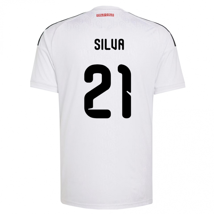 גברים כדורגל Agustin Silva #21 לבן שחור ג'רזי ביתית 2026/27 גברים כדורגל Agustin Silva #21 לבן שחור ג'רזי ביתית 2026/27