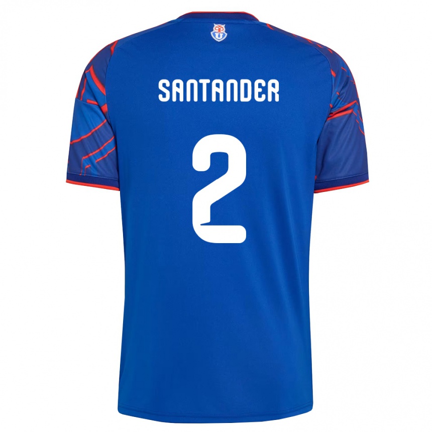 גברים כדורגל Constanza Santander #2 כחול מלכותי אדום ג'רזי ביתית 2026/27 גברים כדורגל Constanza Santander #2 כחול מלכותי אדום ג'רזי ביתית 2026/27