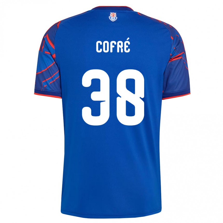 גברים כדורגל Diego Cofré #38 כחול מלכותי אדום ג'רזי ביתית 2026/27