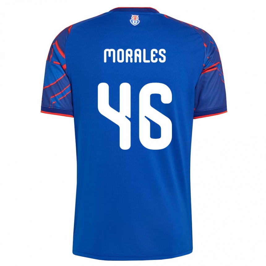 גברים כדורגל Bastián Morales #46 כחול מלכותי אדום ג'רזי ביתית 2026/27