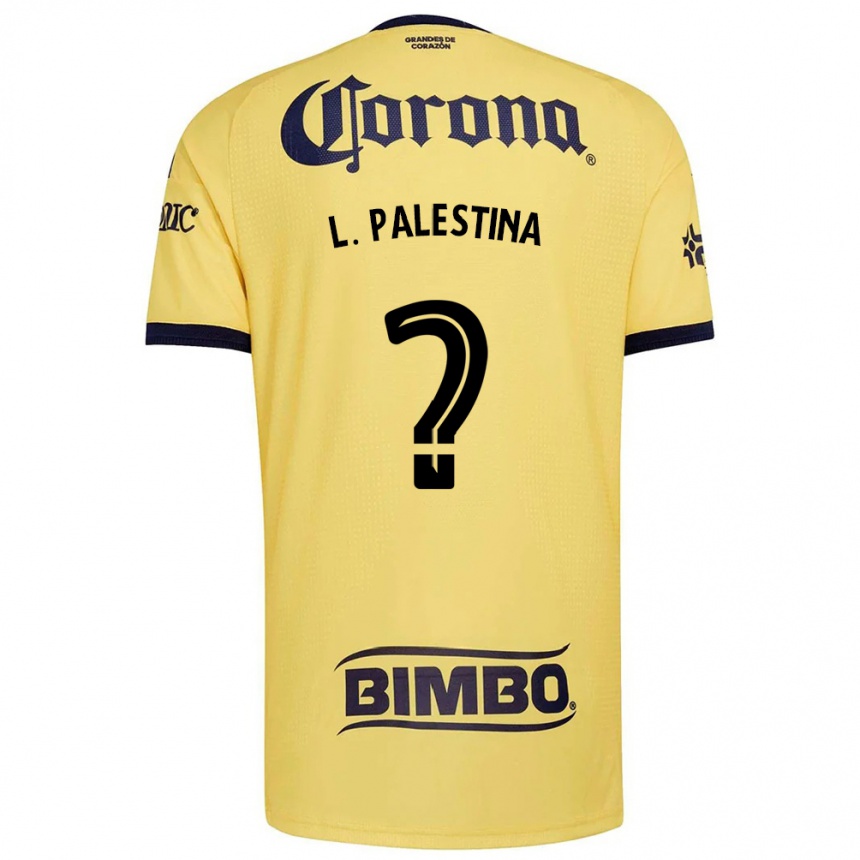 גברים כדורגל לאונרדו פלסטין #0 צהוב אדום שחור ג'רזי ביתית 2026/27