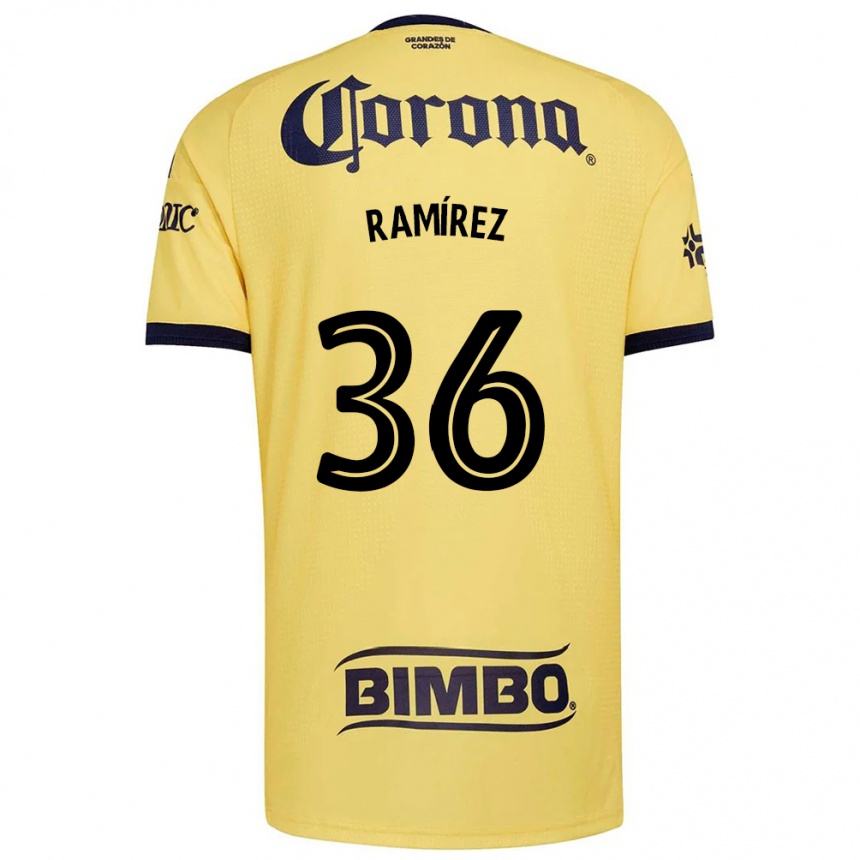 גברים כדורגל Miguel Ramírez #36 צהוב אדום שחור ג'רזי ביתית 2026/27 גברים כדורגל Miguel Ramírez #36 צהוב אדום שחור ג'רזי ביתית 2026/27