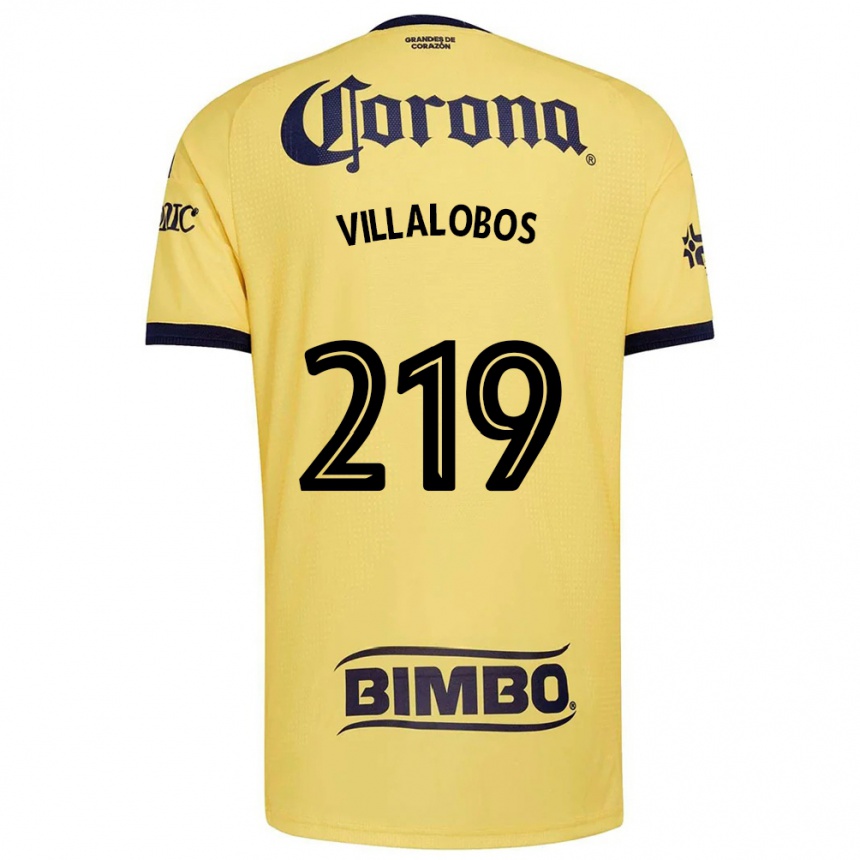 גברים כדורגל Patricio Villalobos #219 צהוב אדום שחור ג'רזי ביתית 2026/27 גברים כדורגל Patricio Villalobos #219 צהוב אדום שחור ג'רזי ביתית 2026/27