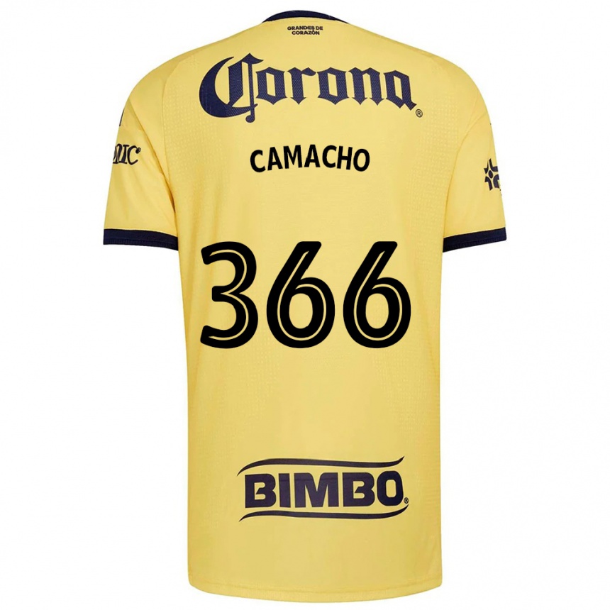גברים כדורגל Jorge Camacho #366 צהוב אדום שחור ג'רזי ביתית 2026/27