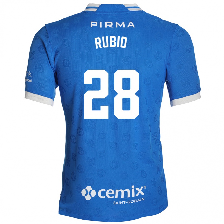 גברים כדורגל Raymundo Rubio #28 כחול לבן אדום ג'רזי ביתית 2026/27 גברים כדורגל Raymundo Rubio #28 כחול לבן אדום ג'רזי ביתית 2026/27