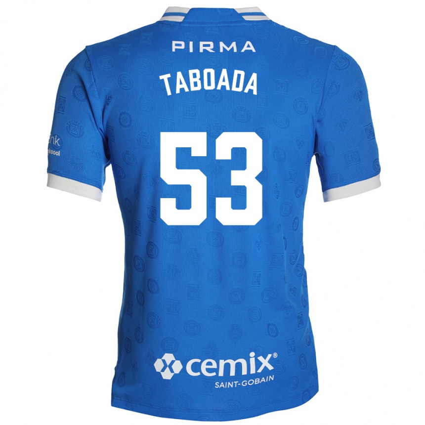 גברים כדורגל Víctor Taboada #53 כחול לבן אדום ג'רזי ביתית 2026/27