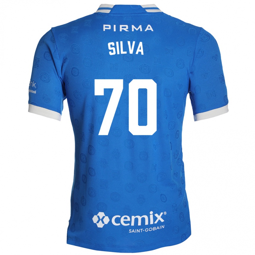 גברים כדורגל Iván Silva #70 כחול לבן אדום ג'רזי ביתית 2026/27 גברים כדורגל Iván Silva #70 כחול לבן אדום ג'רזי ביתית 2026/27