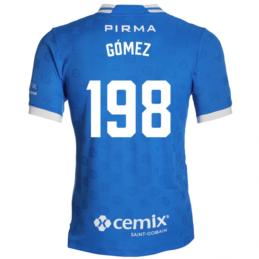גברים כדורגל Luiszael Gómez #198 כחול לבן אדום ג'רזי ביתית 2026/27