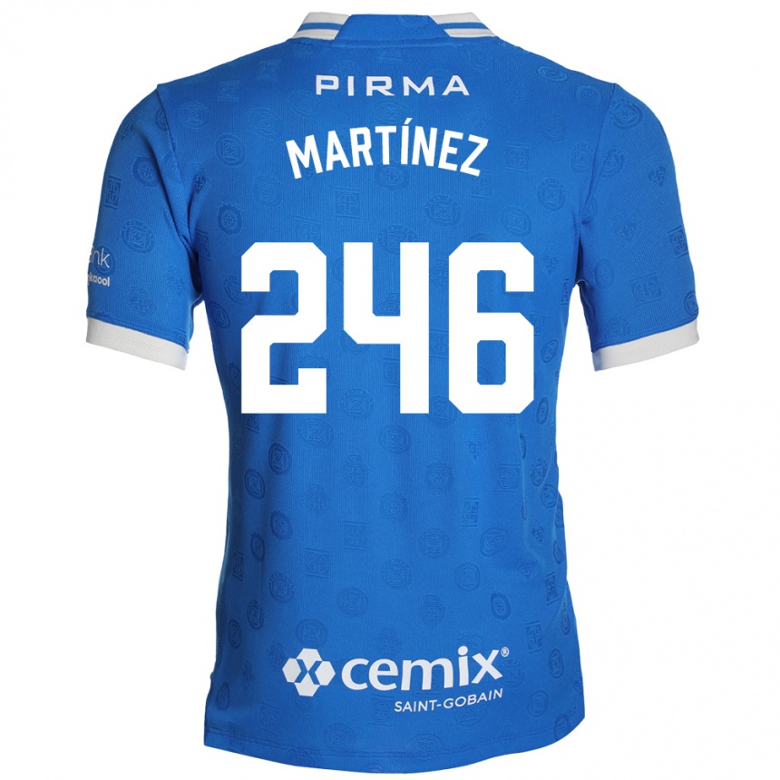 גברים כדורגל Rey Martínez #246 כחול לבן אדום ג'רזי ביתית 2026/27
