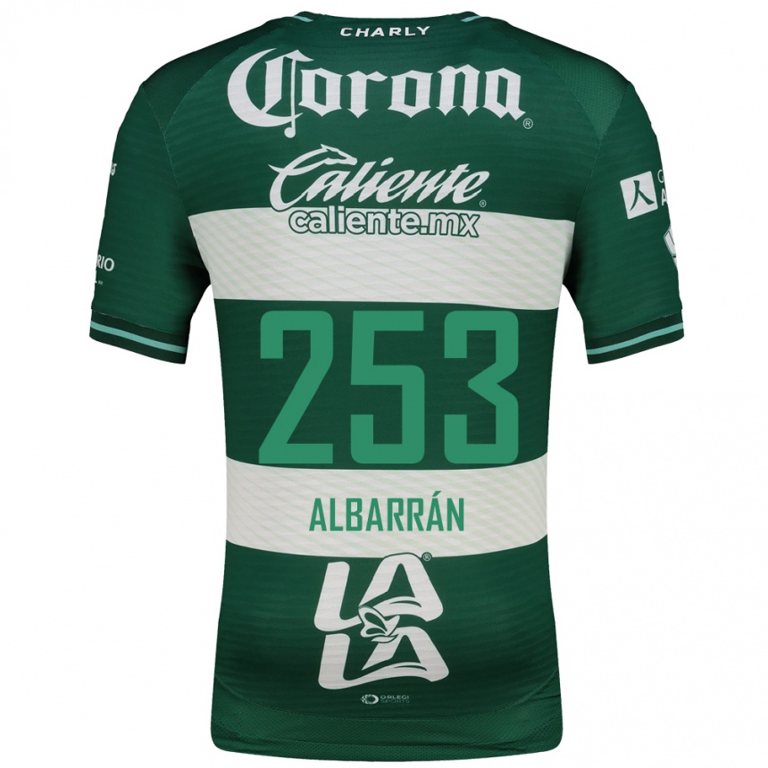 גברים כדורגל Rodrigo Albarrán #253 ירוק לבן ג'רזי ביתית 2026/27