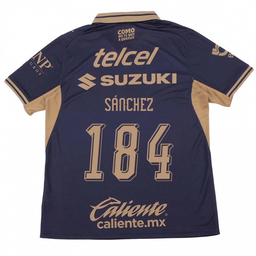 גברים כדורגל Manuel Sánchez #184 סגול חום ג'רזי ביתית 2026/27